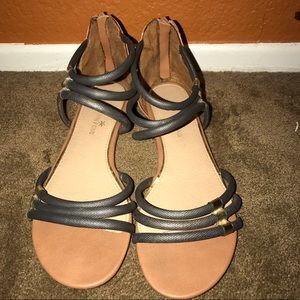 Snake Strappy Sandals