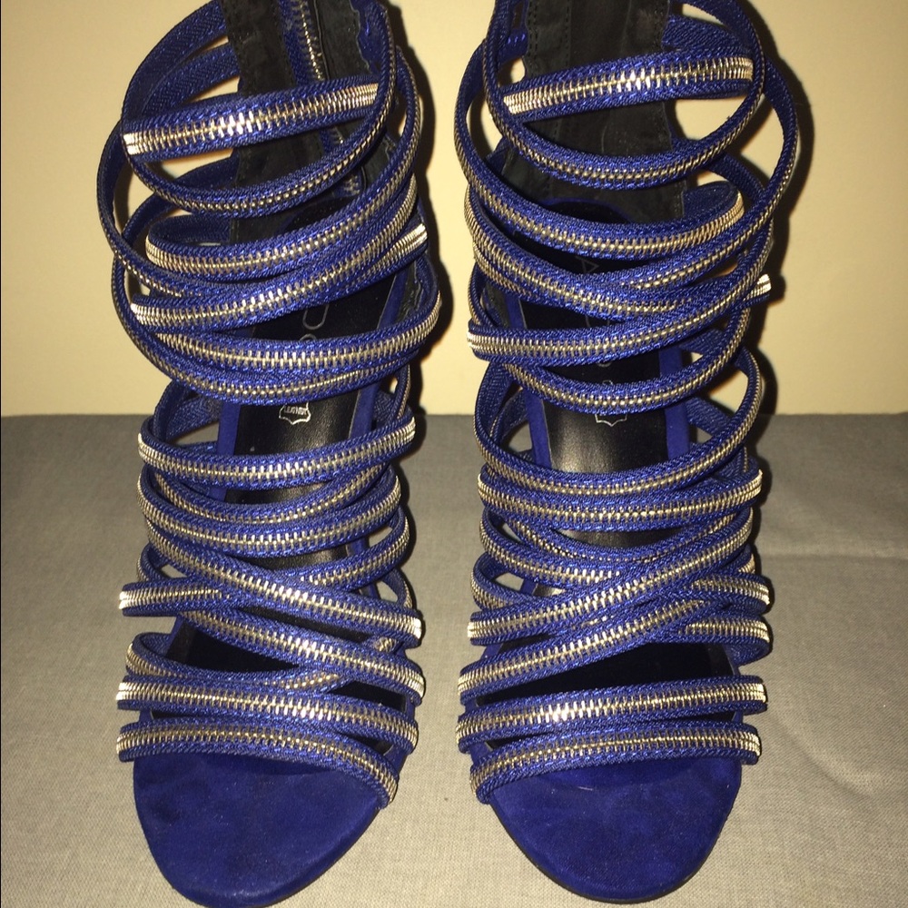 Blue Aldo Heels