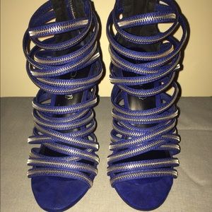 Blue Aldo Heels