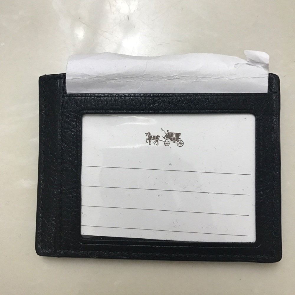 Coach card holder