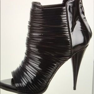 Givenchy Strappy Leather Open Toe Booties