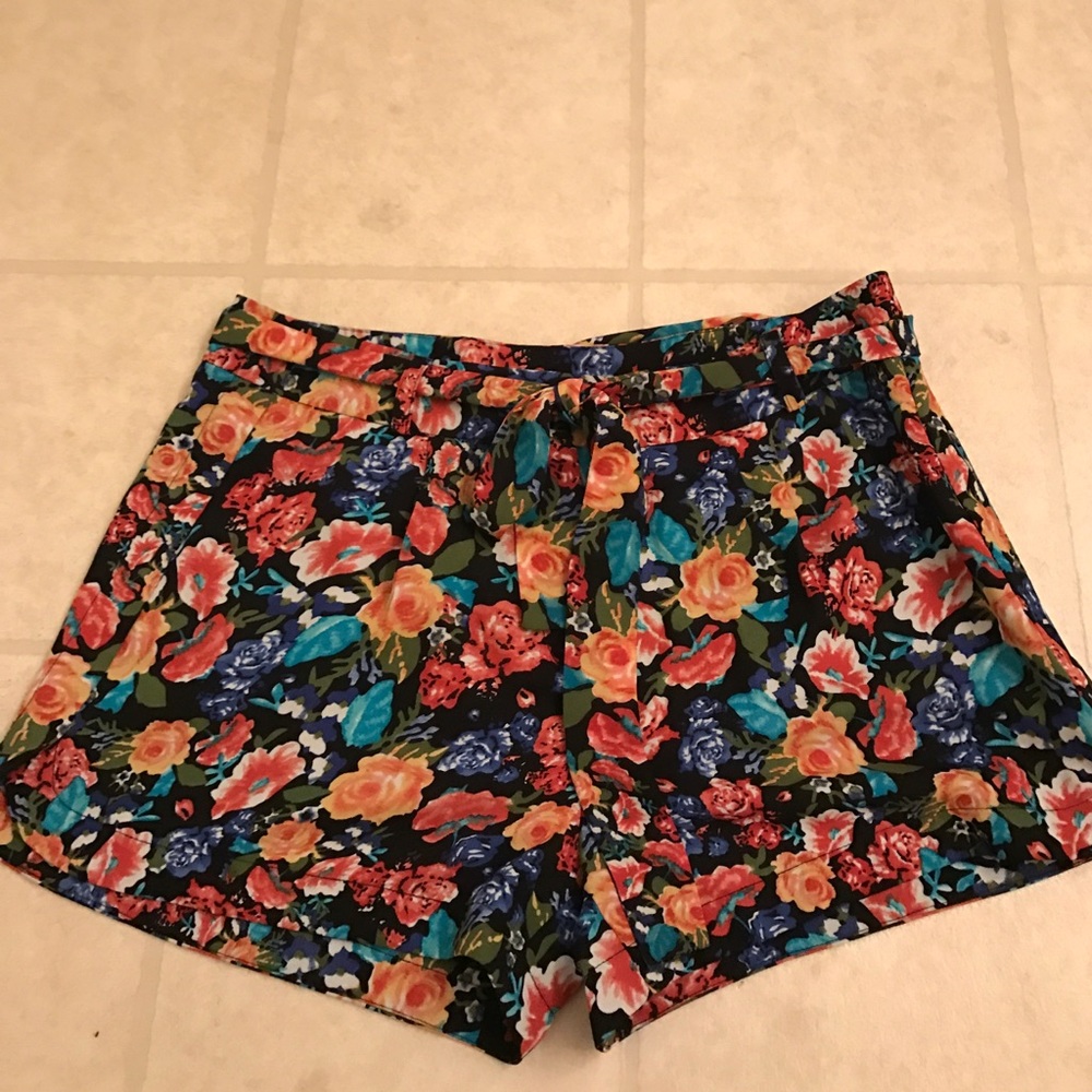 Flowing Floral Shorts perfect for summer