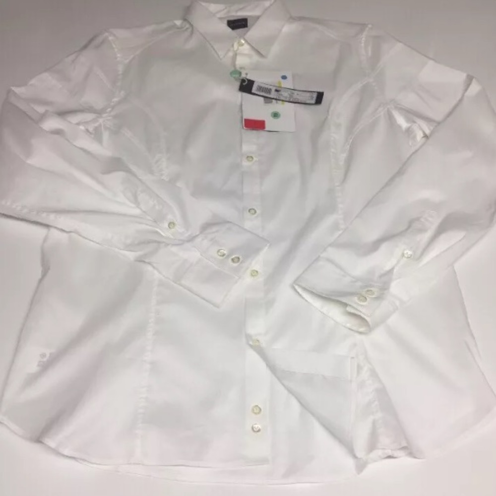 Gazzarrini-Off White Dress Shirt XL Slim Fit NWT