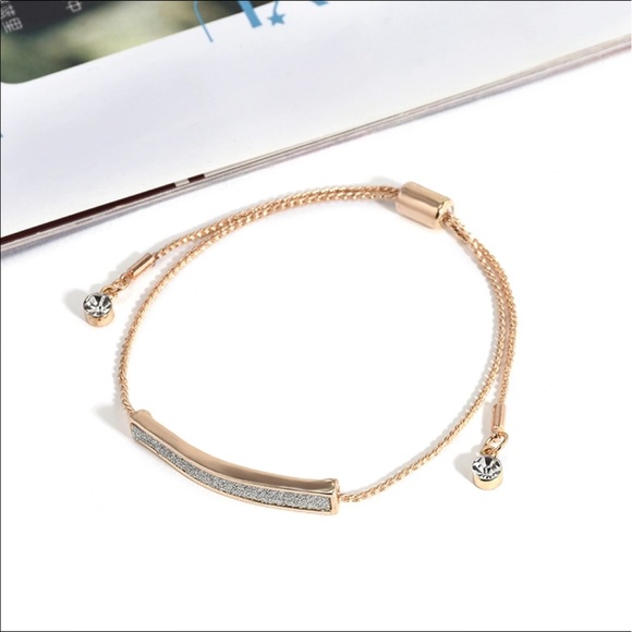 LAST ONE Silver Pull Tie Bracelet - Picture 3 of 4