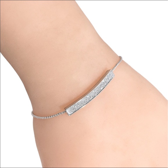 LAST ONE Silver Pull Tie Bracelet - Picture 4 of 4