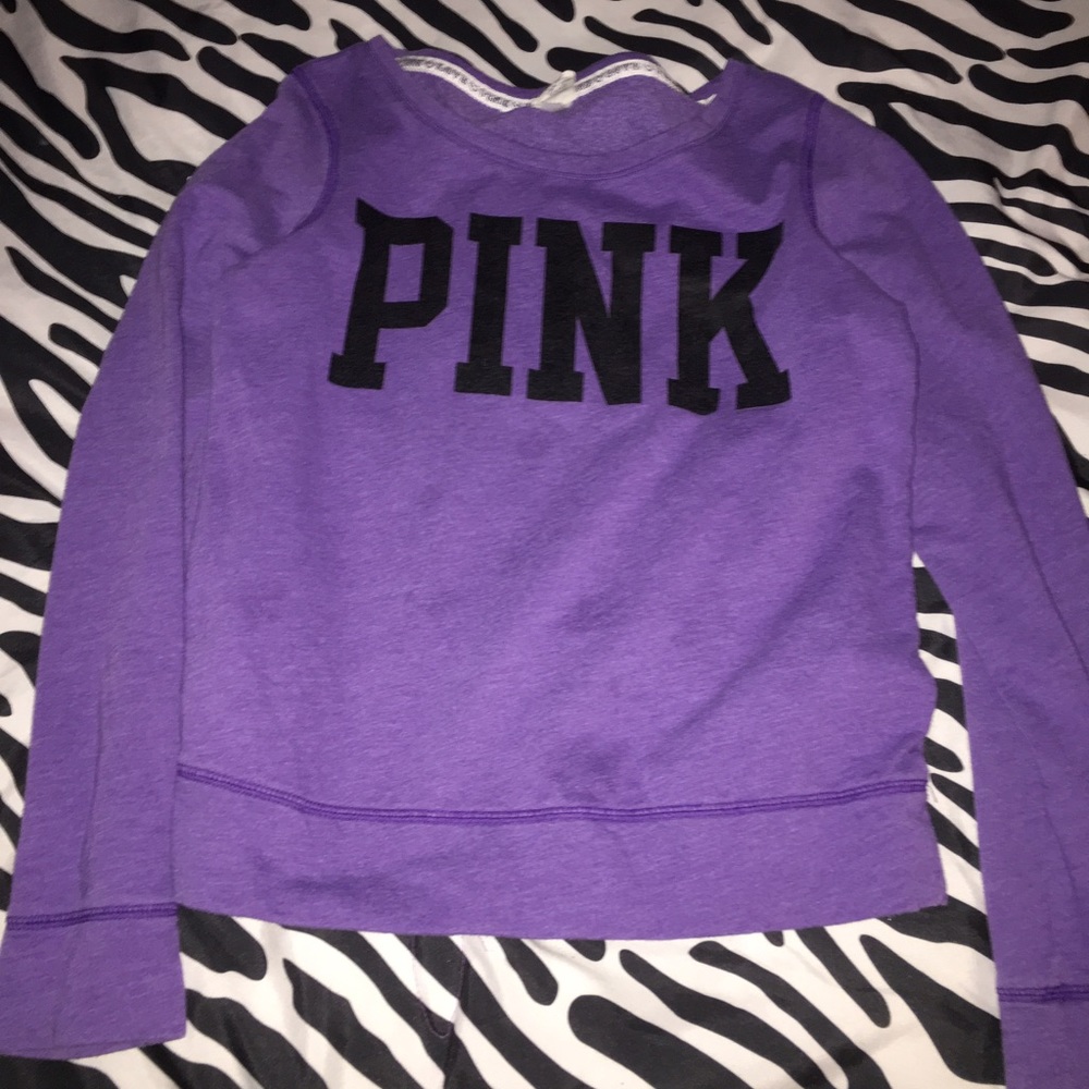 Purple PINK crewneck