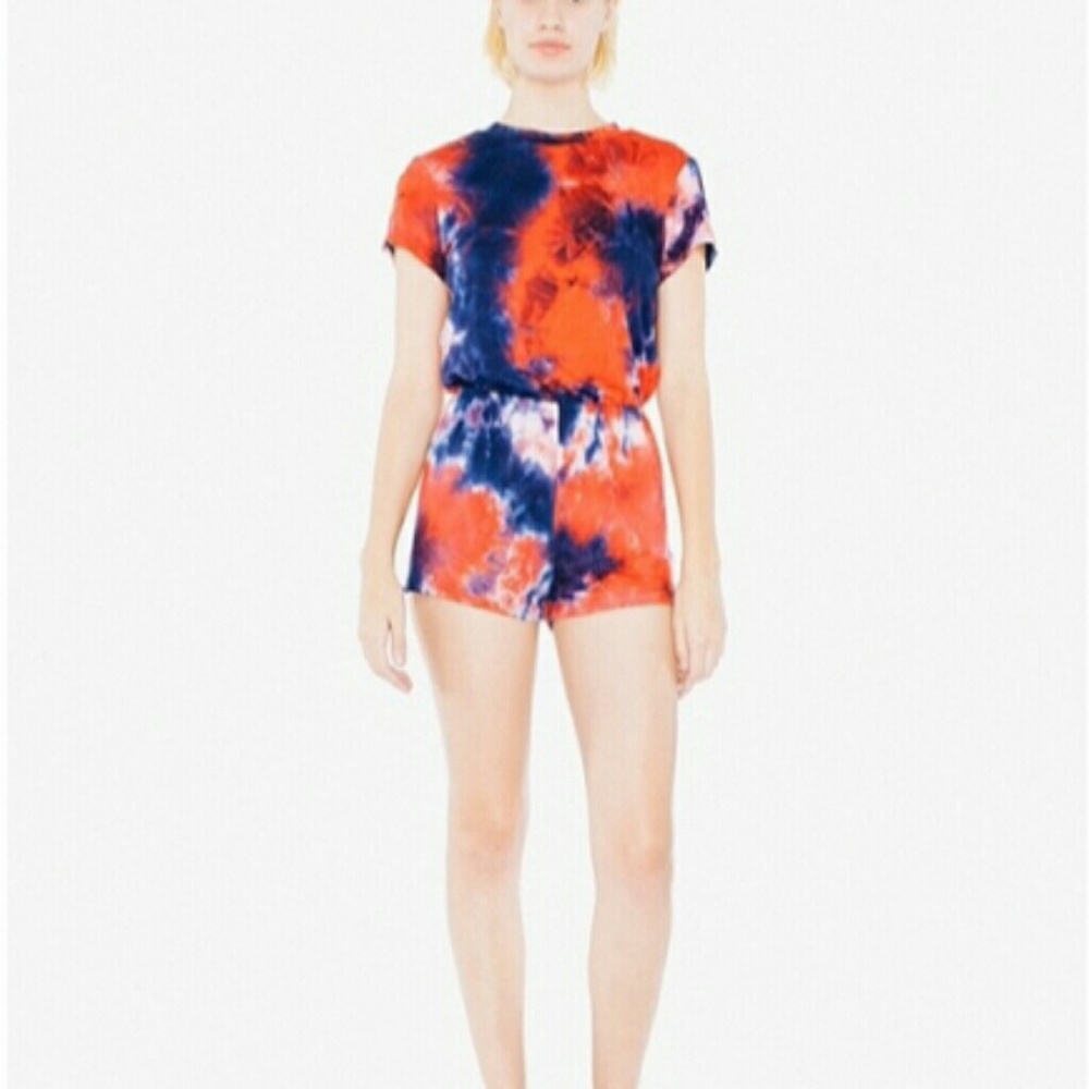 American Apparel Tie Dye Romper