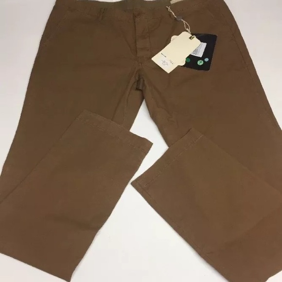 PENCE - Cotton Blend Khakis Brown NWT $200 38X34 - Picture 1 of 6