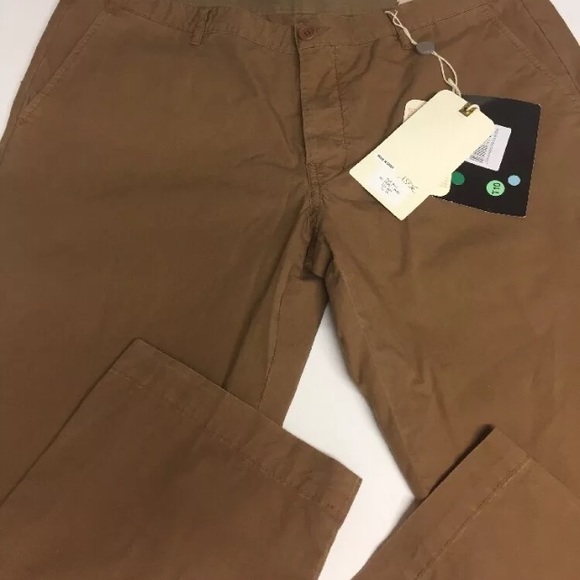 PENCE - Cotton Blend Khakis Brown NWT $200 38X34 - Picture 2 of 6