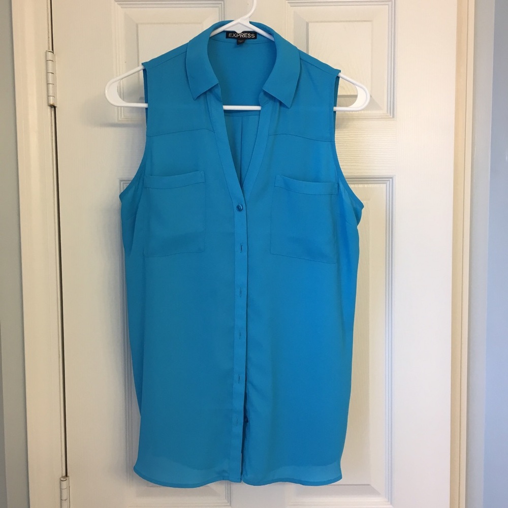 EXPRESS Sleeveless Portofino Shirt