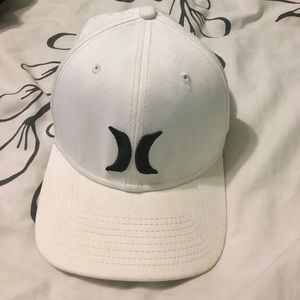 White Hurley hat