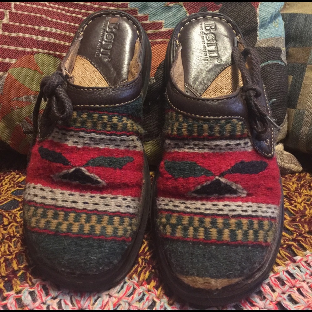Born kilim tapestry shoes sz 6.5