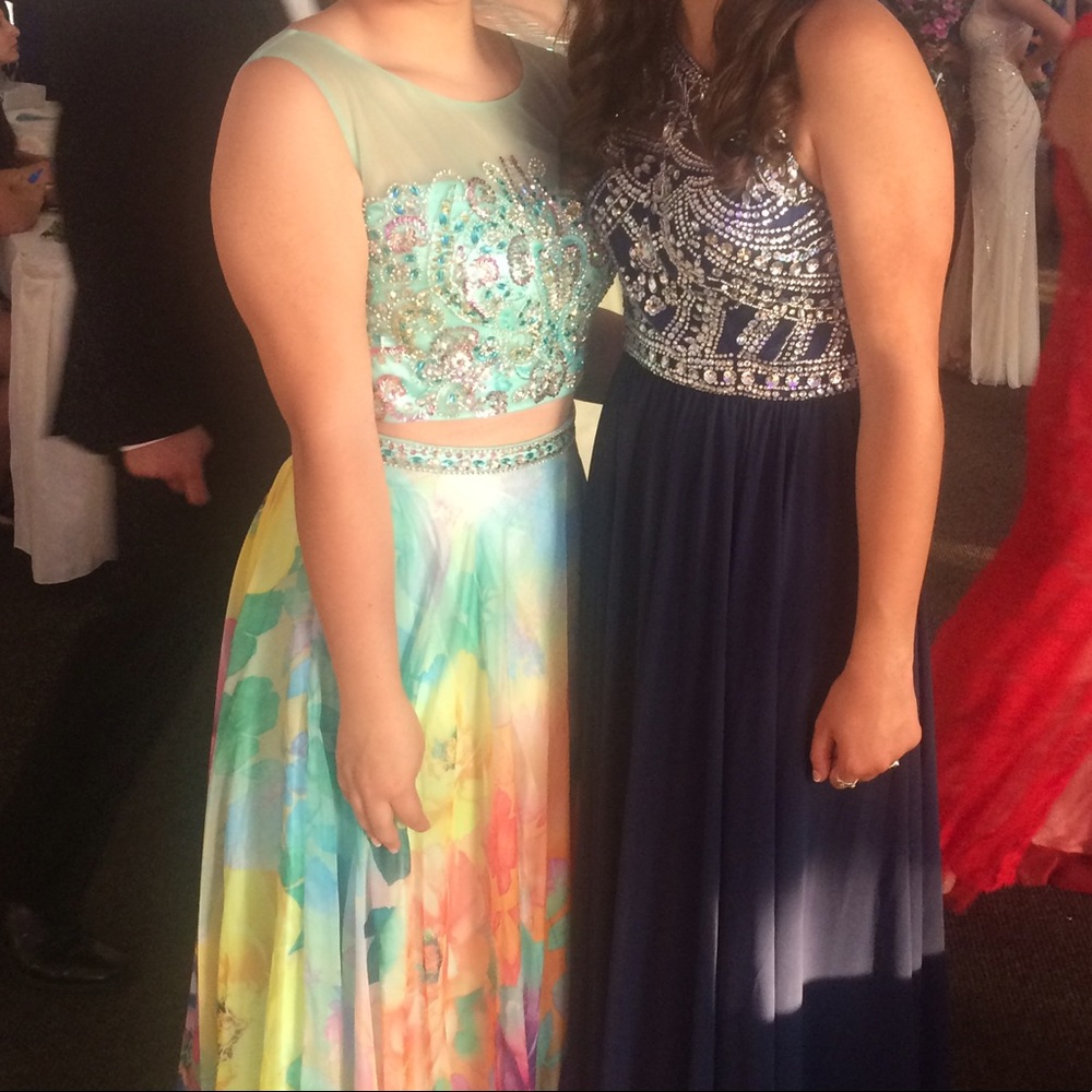 WATERCOLOR PROM DRESS