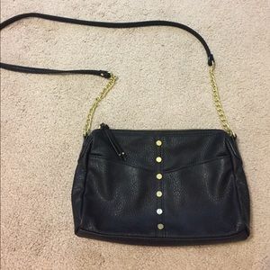Olivia + Joy black cross body bag