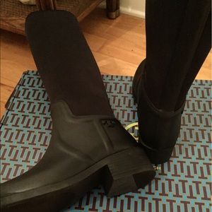 Brand New never worn Tory Burch Rain boots