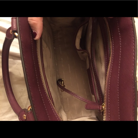 Michael Kors Plum Large Satchel - Picture 2 of 8