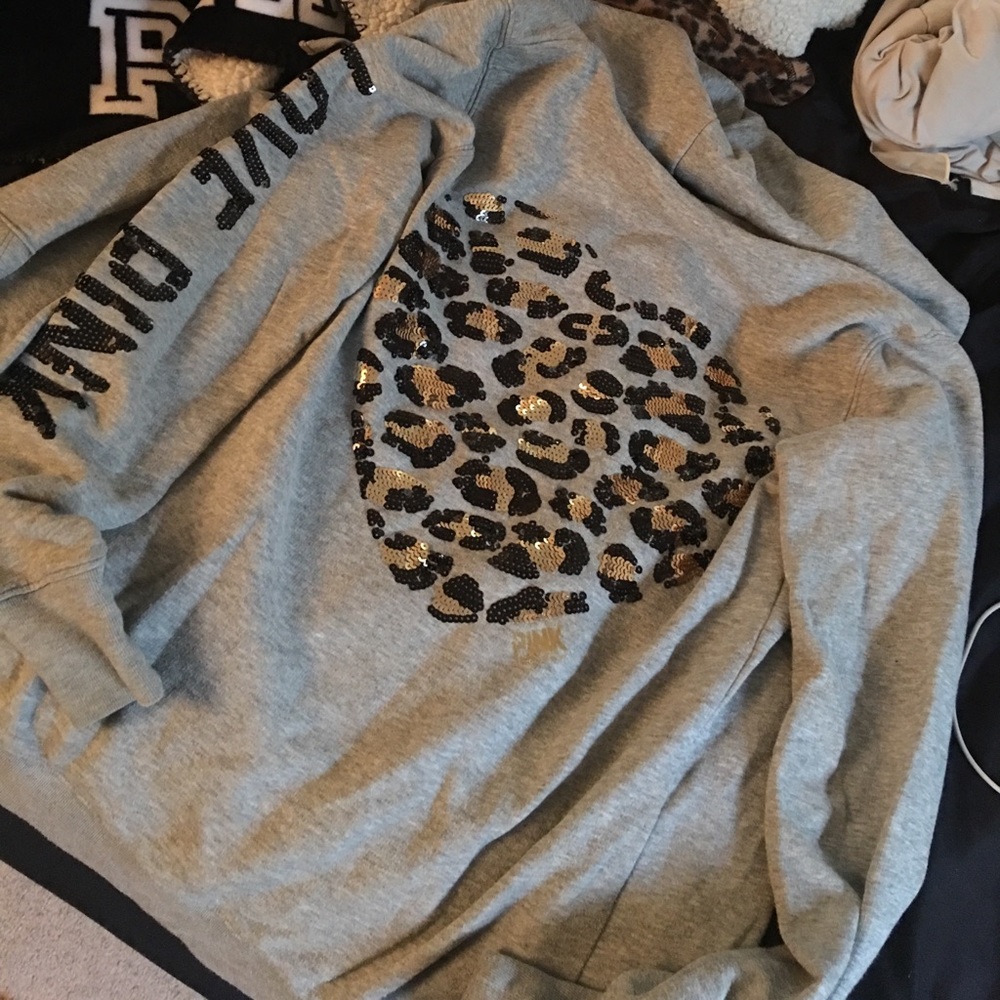 Victoria's Secret Pink zip up sweatshirt