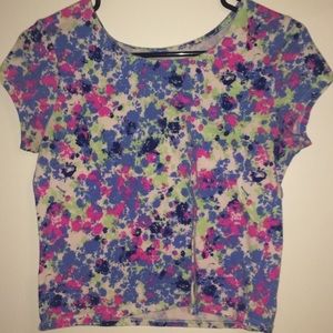 colorful crop top