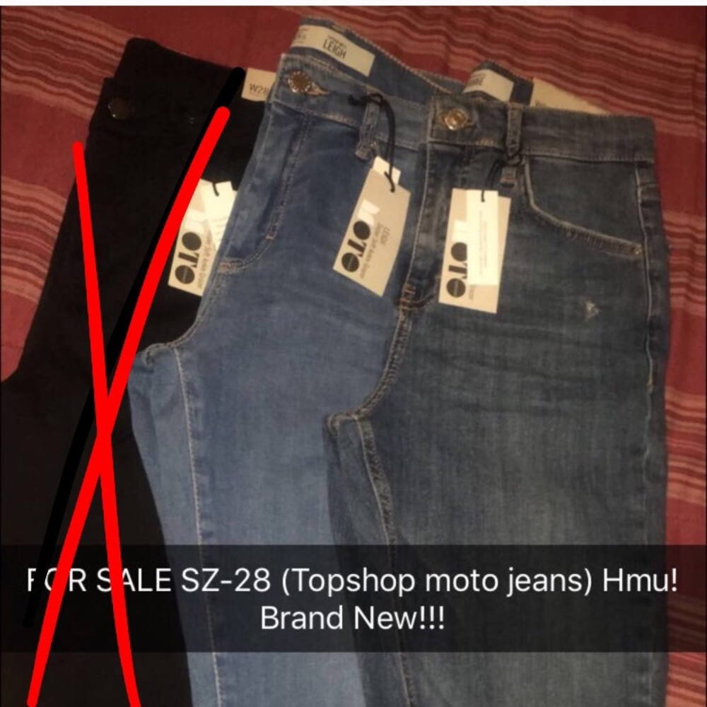 2 pairs of Topshop jeans