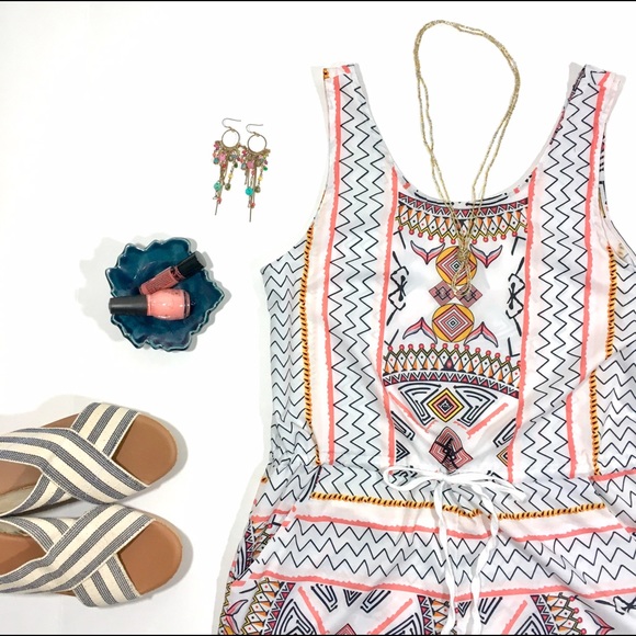 Pants - Boho Chic Print Romper