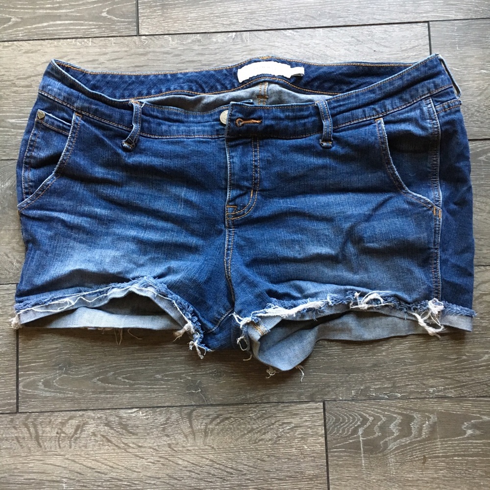 Torrid Flipped Frayed Hem Shorts