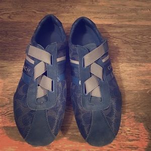 Blue comfortable sneakers
