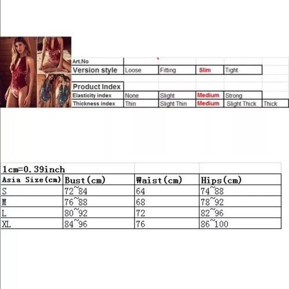 Velvet teddy lingerie Bodysuit in wine red - Picture 5 of 7