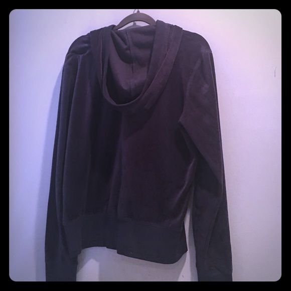 Vintage Victoria secret hood velour -navy- - Picture 4 of 7