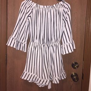 Off the shoulder romper