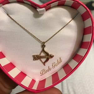 Bow and arrow necklace