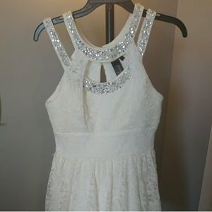 White Homecoming or Prom Dress