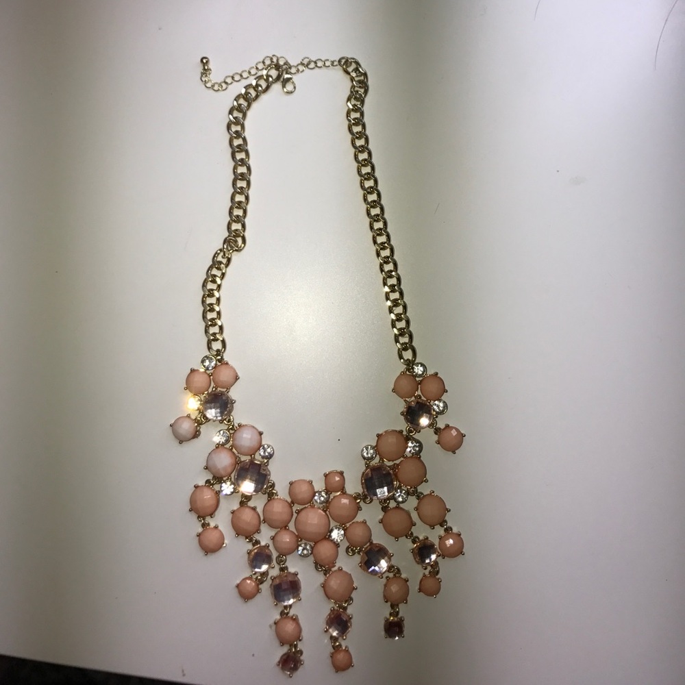 Peach necklace
