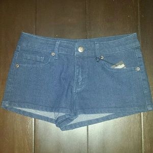 Denim shorts