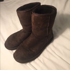 Size 8 dark brown UGG Boots