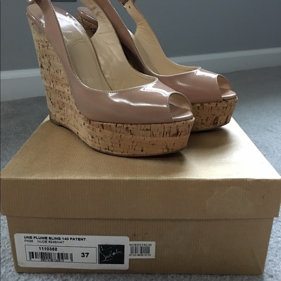 Christian louboutin nude sling patent - Picture 5 of 5