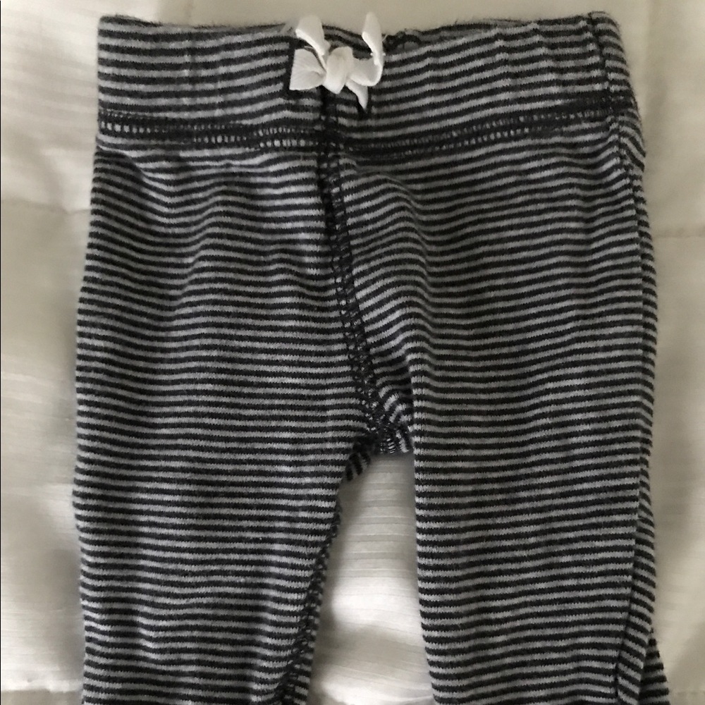 Striped pants for newborn!
