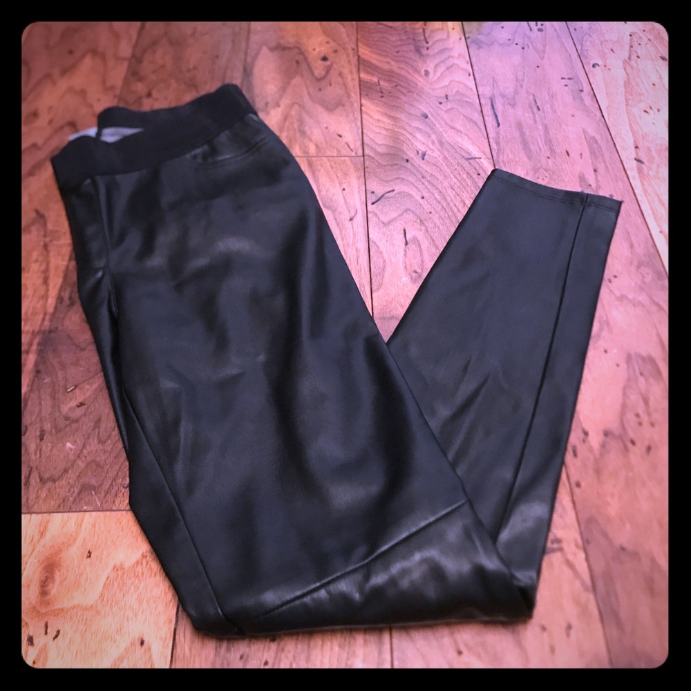 Ann Taylor Skinny Leather Like Pants