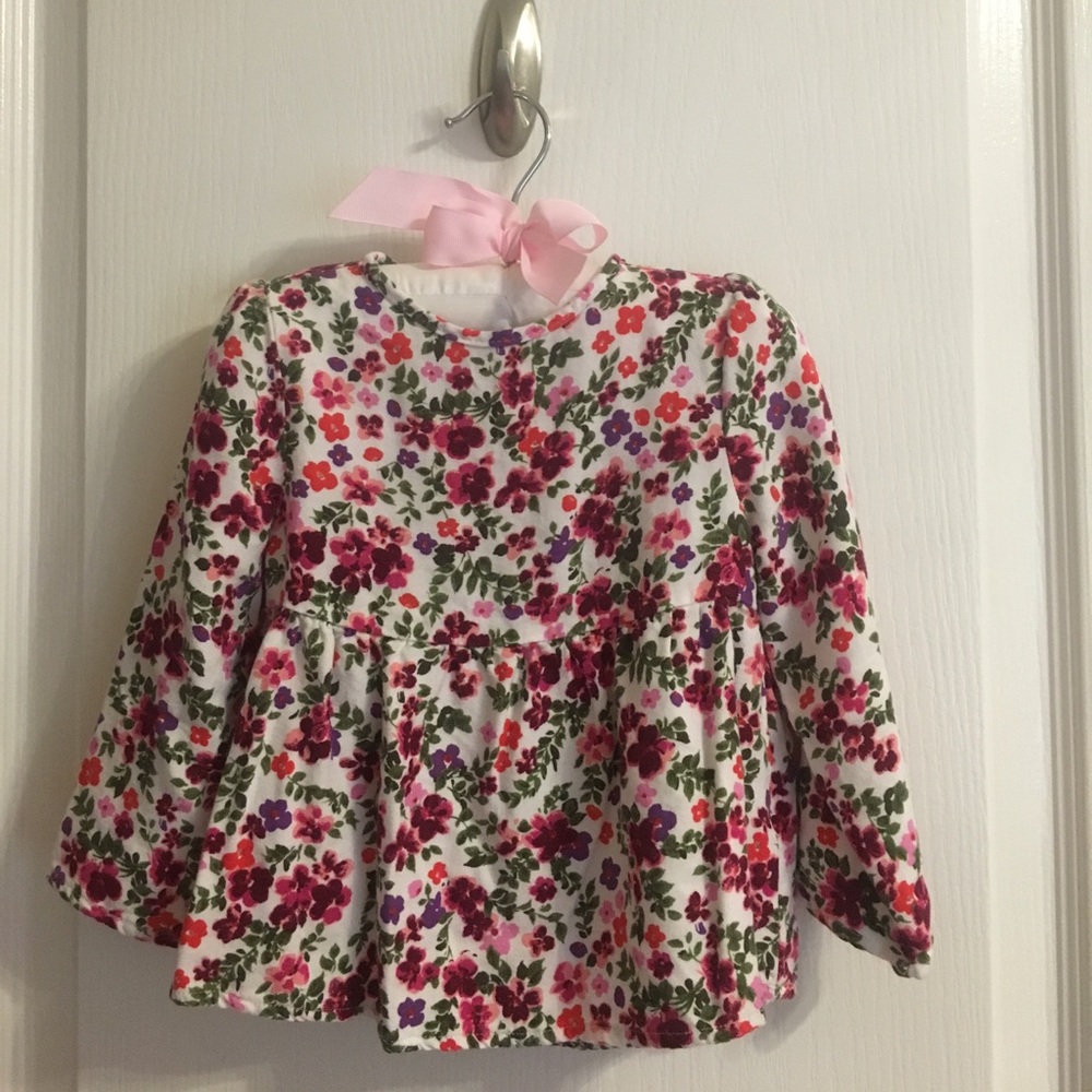 Crazy 8 Blouse (worn 1x) 😍🌹18-24 mos