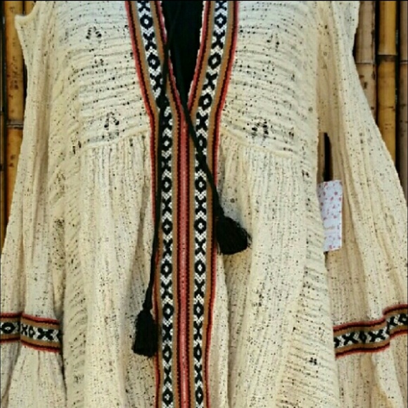 FREE PEOPLE Bohemian Tunic/Dress NWT! Sm & Med - Picture 2 of 4