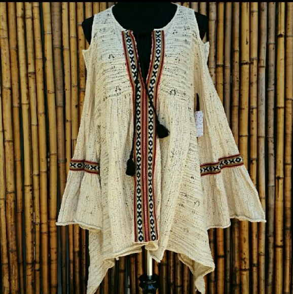 FREE PEOPLE Bohemian Tunic/Dress NWT! Sm & Med - Picture 3 of 4