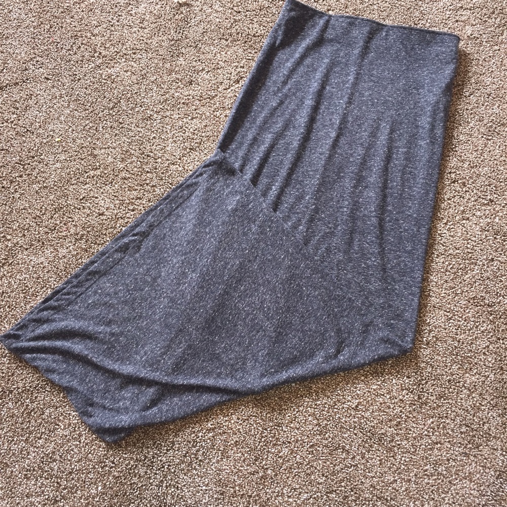 Zara maxi skirt long grey straight small