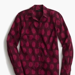 Fern Print Perfect Shirt NWT