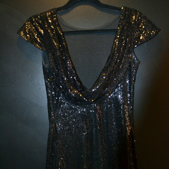 Stunning Black Sequin Dress - Picture 3 of 3