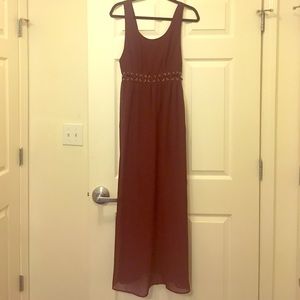 Forever 21 maroon maxi dress