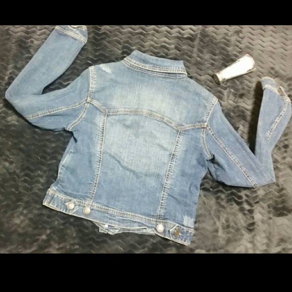 🖤 ⚡ Hydraulic Denim Blue Jean Jacket - Picture 4 of 5