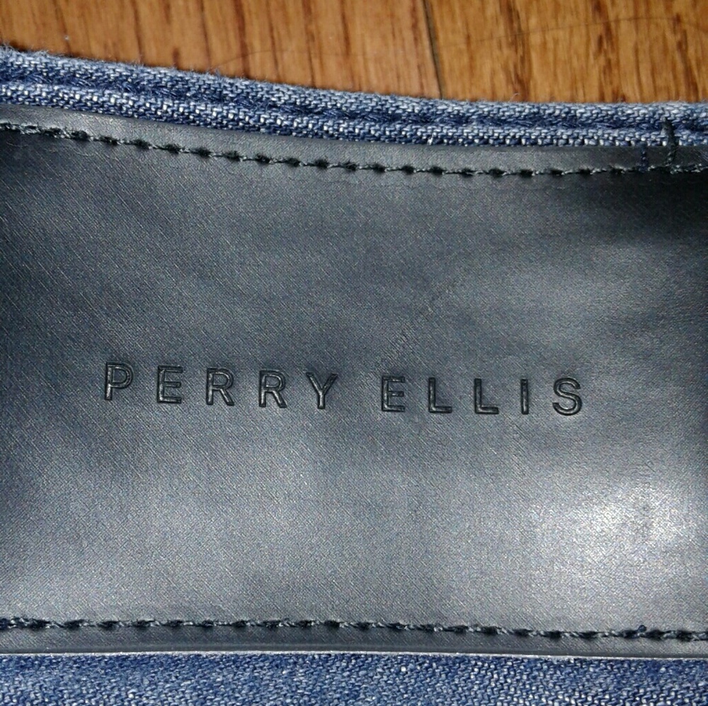 PERRY ELLIS denim dress pants