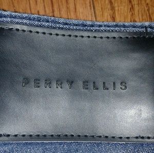 PERRY ELLIS denim dress pants