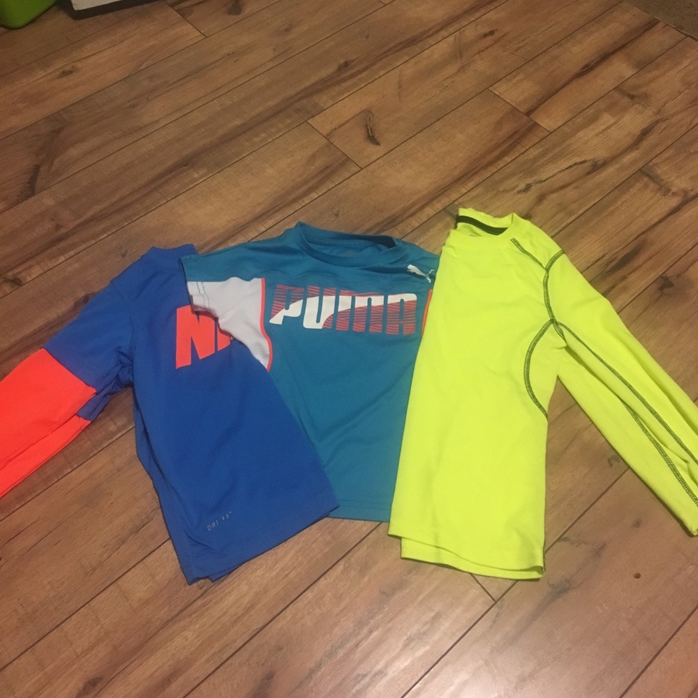 3 boys shirts dri.fit sporty