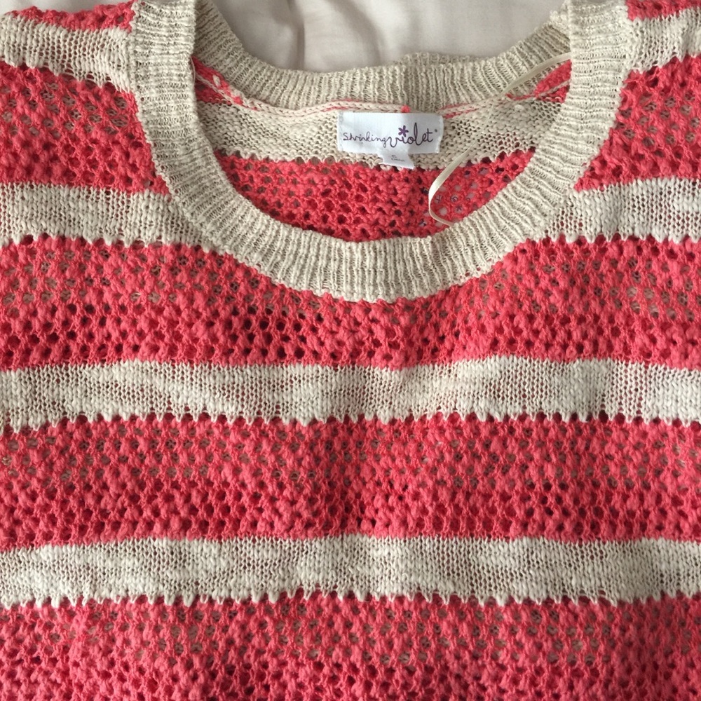 Knit striped sweater!