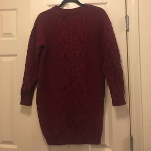 Red Sweaterdress